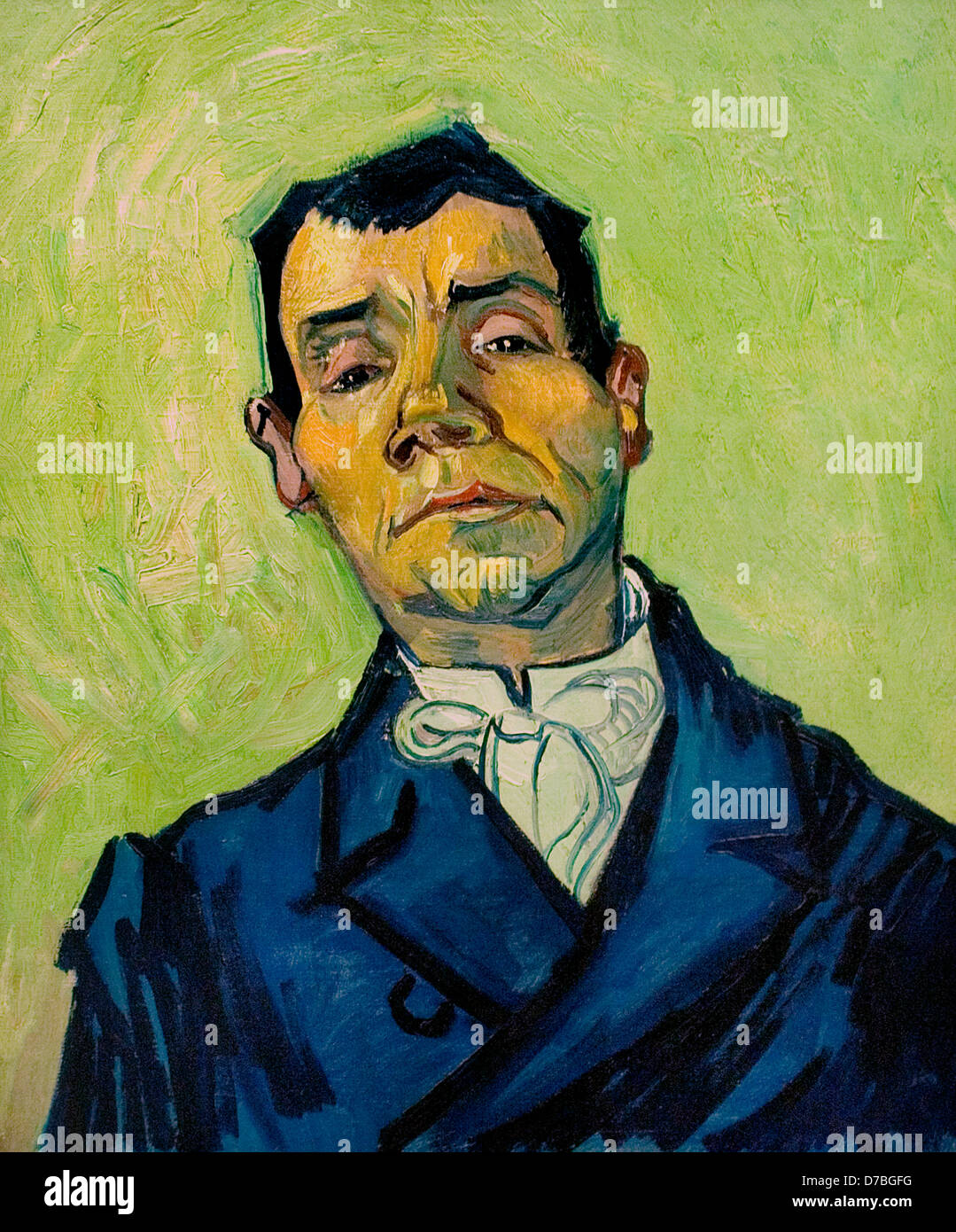 Portrait de Joseph Michel Ginoux 1888 Vincent van Gogh 1853- 1890 Pays-Bas Néerlandais Banque D'Images