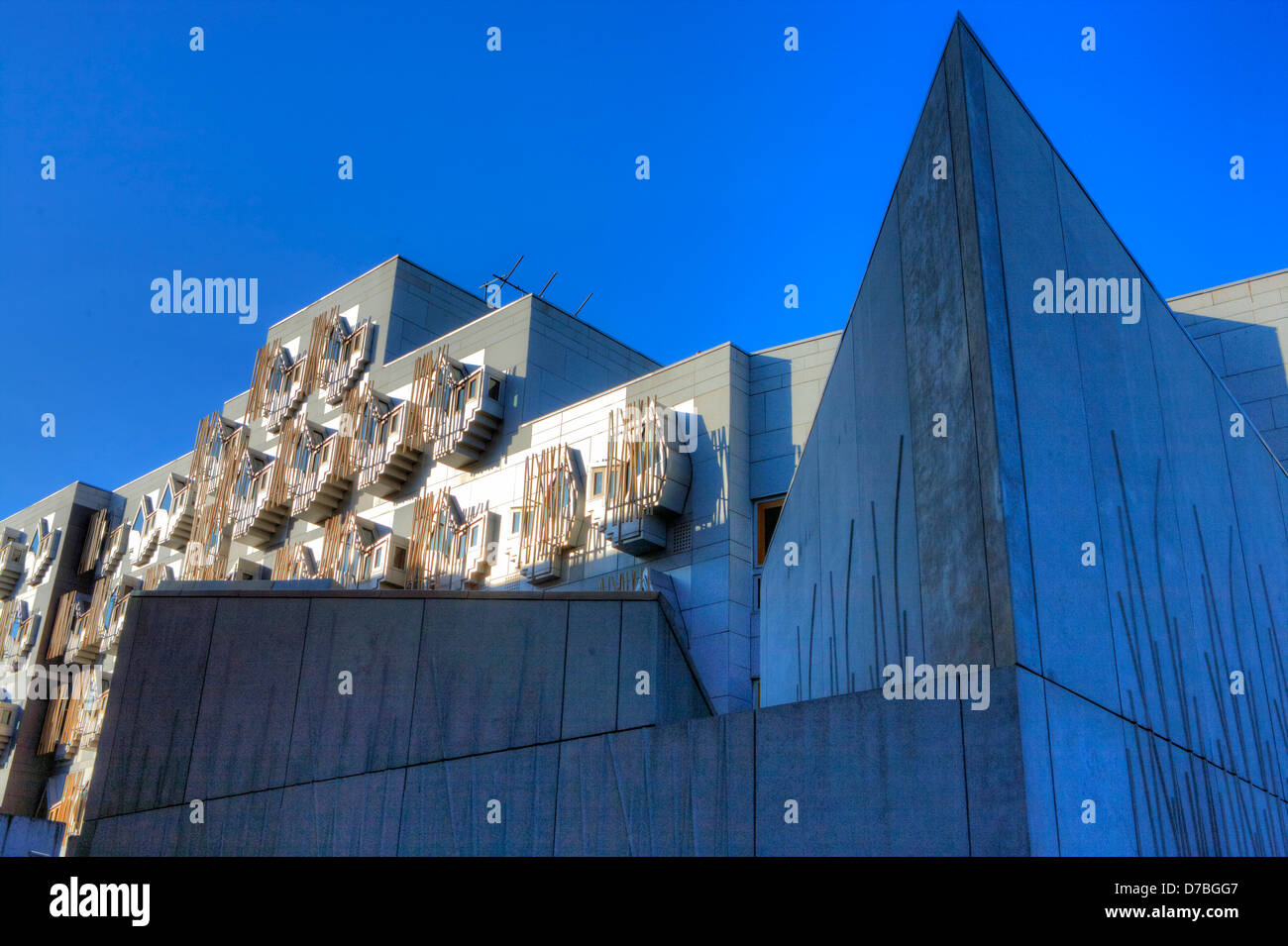 Bâtiment du Parlement écossais, Edimbourg, Ecosse UK Banque D'Images