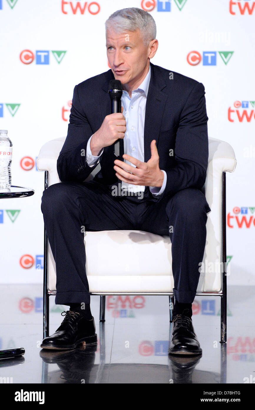 Anderson Cooper Upfront CTV 2011 Conférence de presse Toronto, Canada - 02.06.11 Banque D'Images