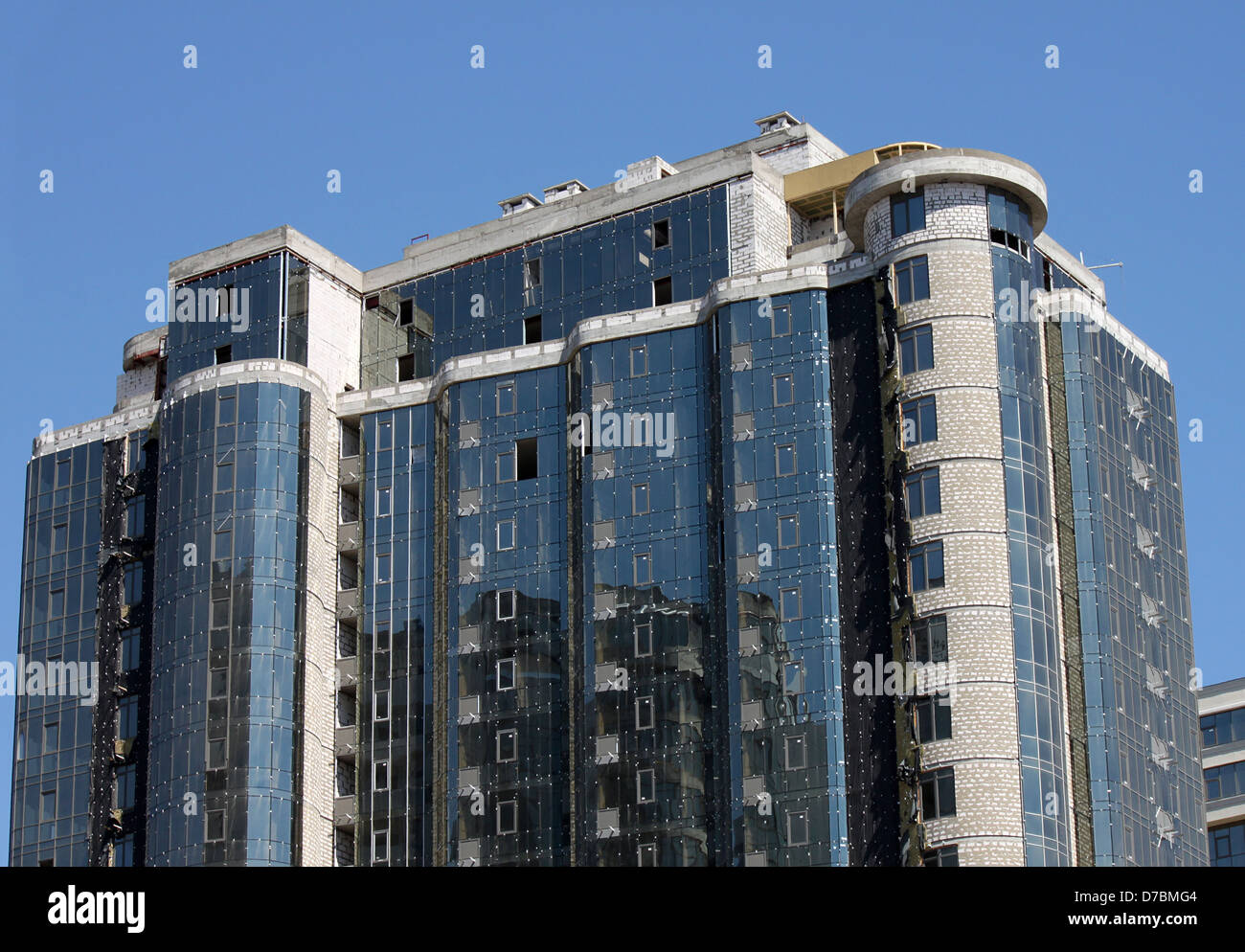 Bâtiment moderne en construction Banque D'Images