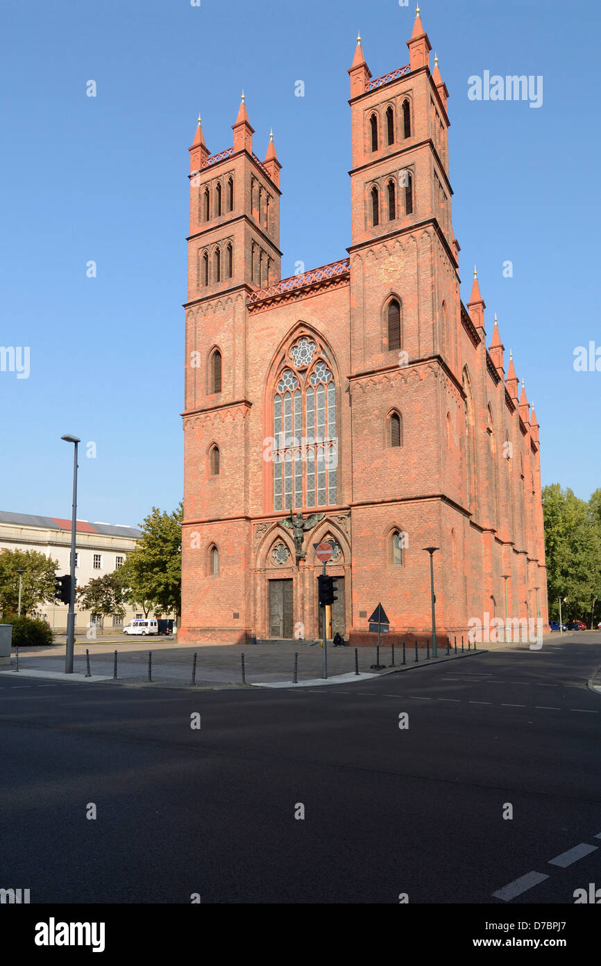 Friedrichswerdersche Kirche et Schinkel Museum Berlin Allemagne. Banque D'Images