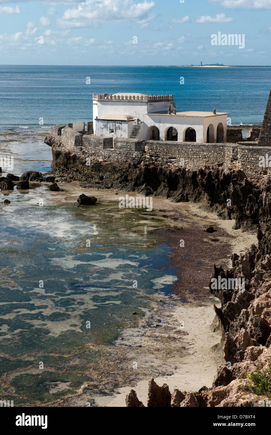 Église Nossa Baluarte Senharo, 1522, Forteresse de Sao Sebastao, Ilha do Mocambique, au Mozambique Banque D'Images