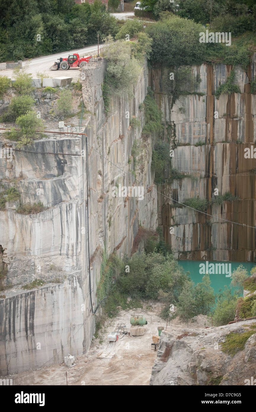 En Carrière de Pierres Marquise France Europe UE Banque D'Images