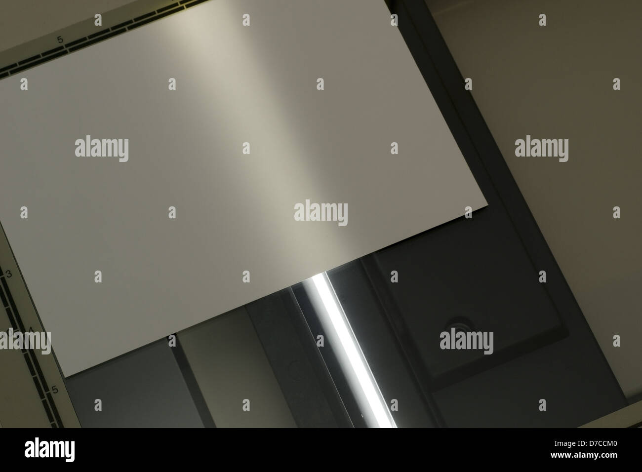 Lumière néon utilisé dans les scanners à plat Banque D'Images