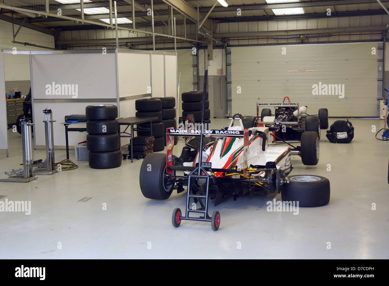 F4 (formule 4) Location de voitures à Silverstone en Angleterre Apr 2013 Banque D'Images