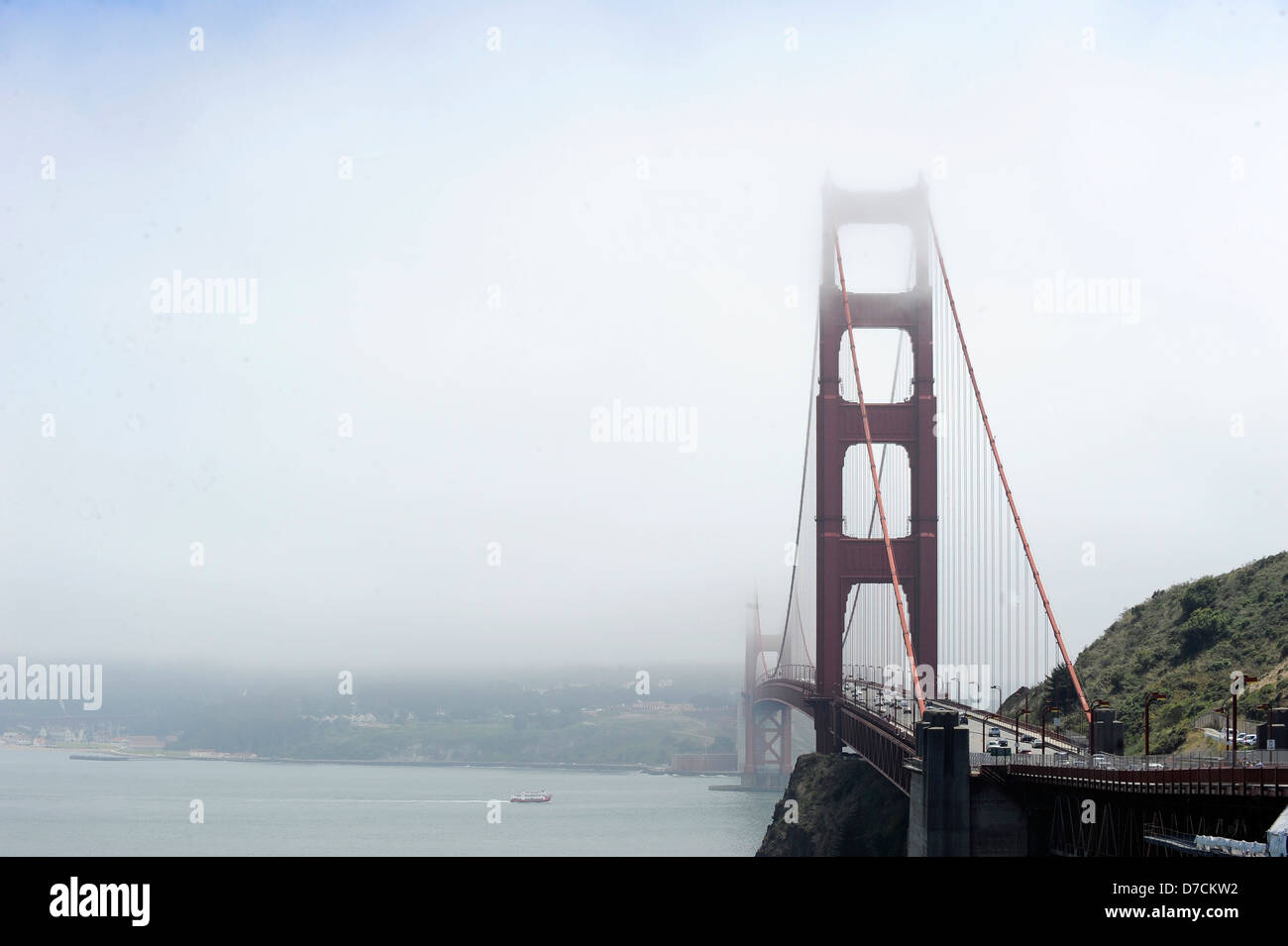 Vue générale de la baie de San Francisco California USA - Image Copyright Ben Pruchnie Banque D'Images