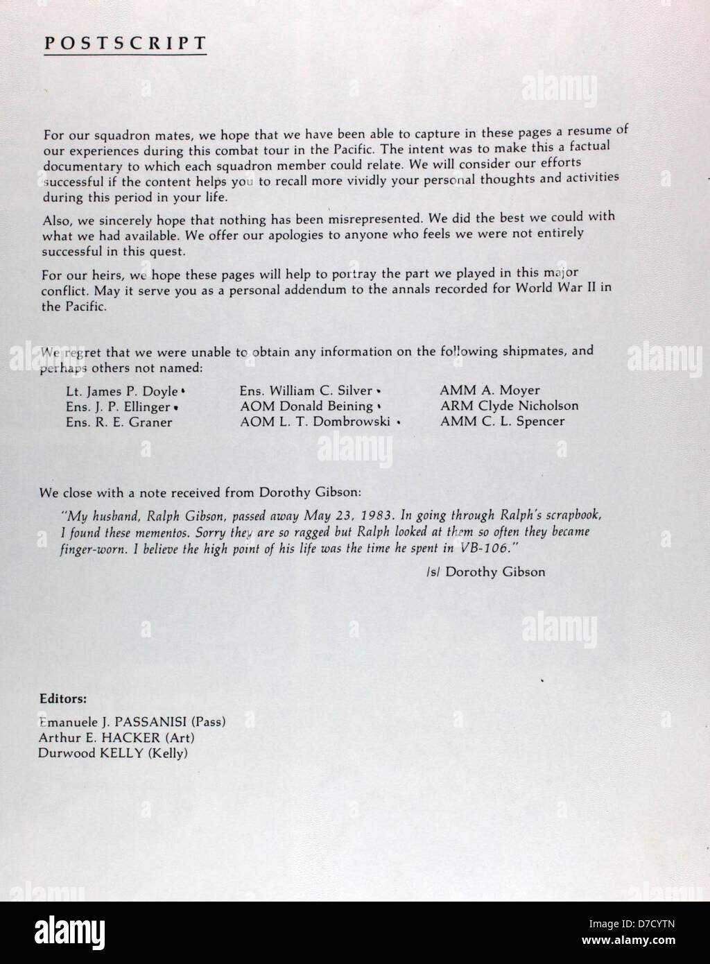 Cette photographie représente un Privateer consolidé PB4Y du patrouilleur 106 (VPB-106) en vol. Le PB4Y était essentiel pour fournir des capacités de surveillance et offensives pour les missions de l'US Navy pendant la seconde Guerre mondiale, principalement sur le théâtre du Pacifique. Banque D'Images