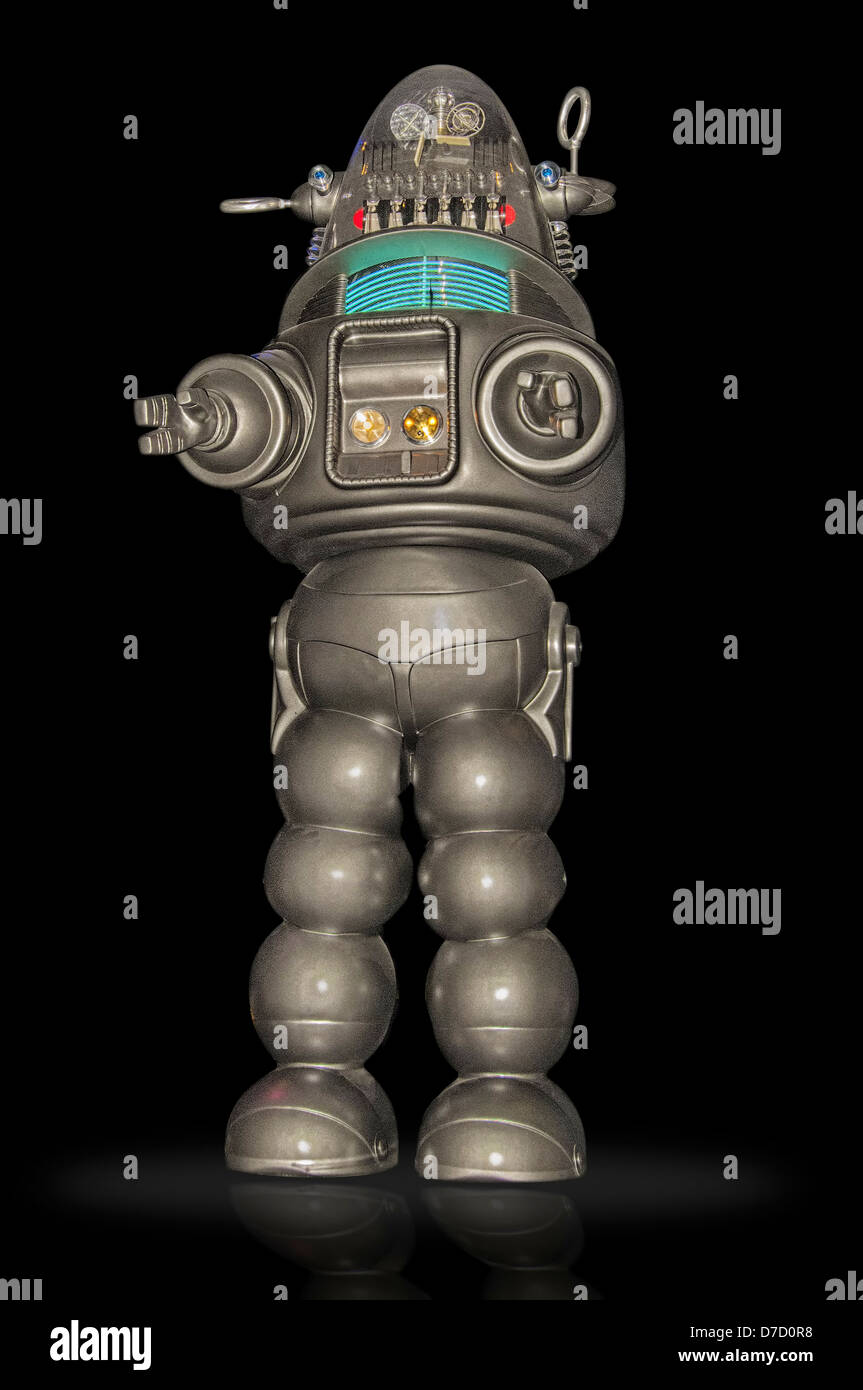 Robby le Robot, modèle grandeur nature, Robby est apparu dans plusieurs films de science-fiction dans les années 50 et la télévision dans le1960's Banque D'Images