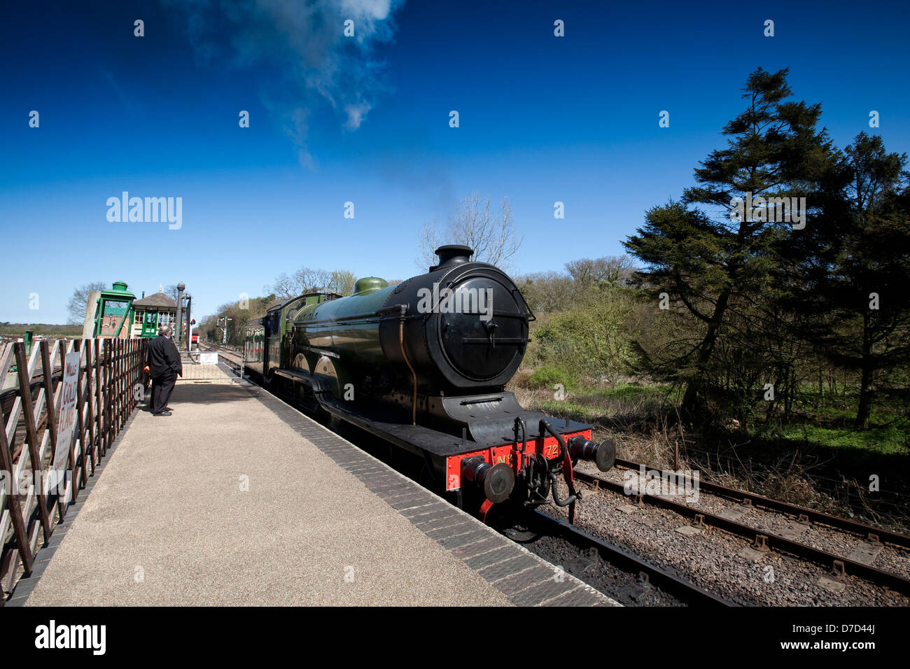Le chemin de fer à vapeur de Sheringham Banque D'Images