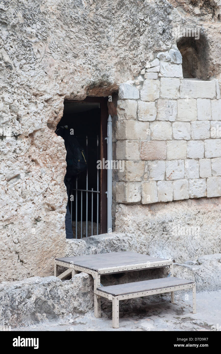 Garden tomb, où ils disent que Jésus a été enterré et où il est ressuscité des morts Banque D'Images