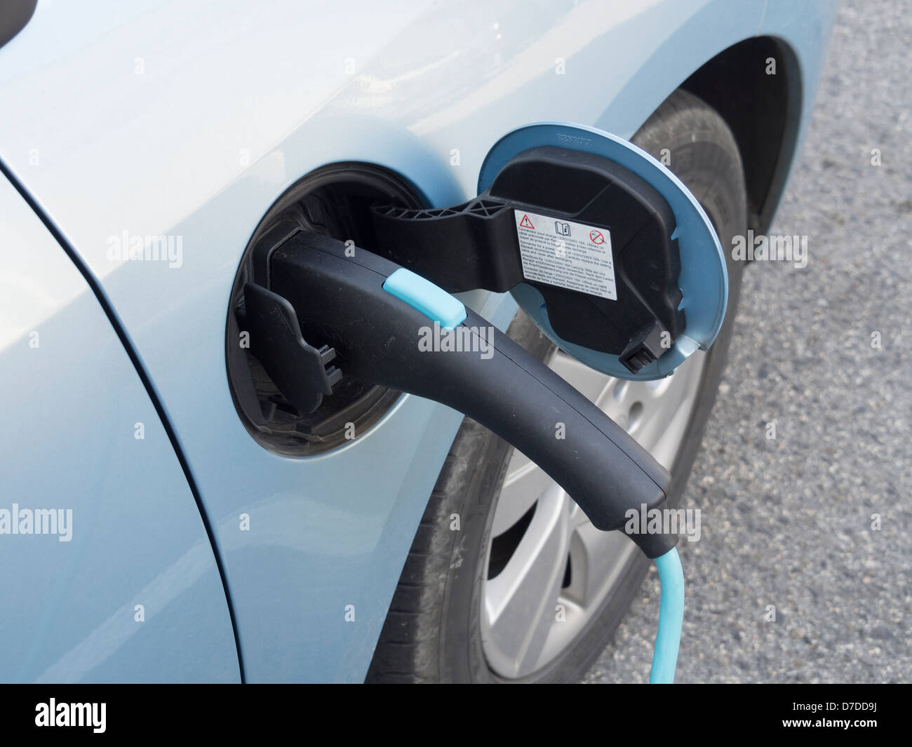 Station de recharge pour voitures électriques Banque D'Images