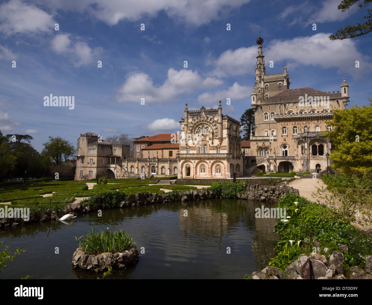 Bussaco Palace Hotel, Serra do Bussaco, Portugal Banque D'Images