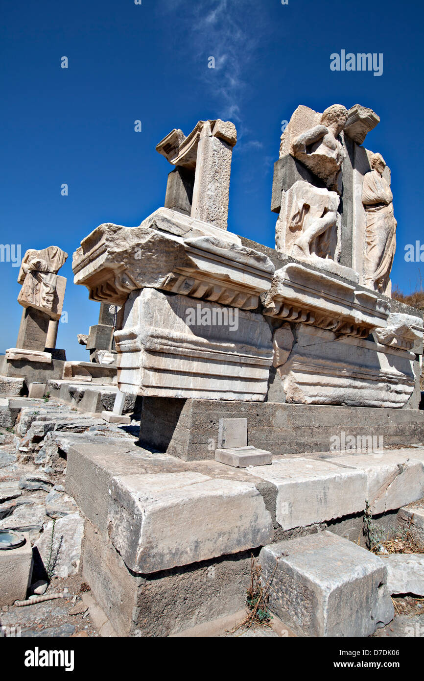 Le monument de Memmius, Selcuk, Izmir, Turquie Banque D'Images