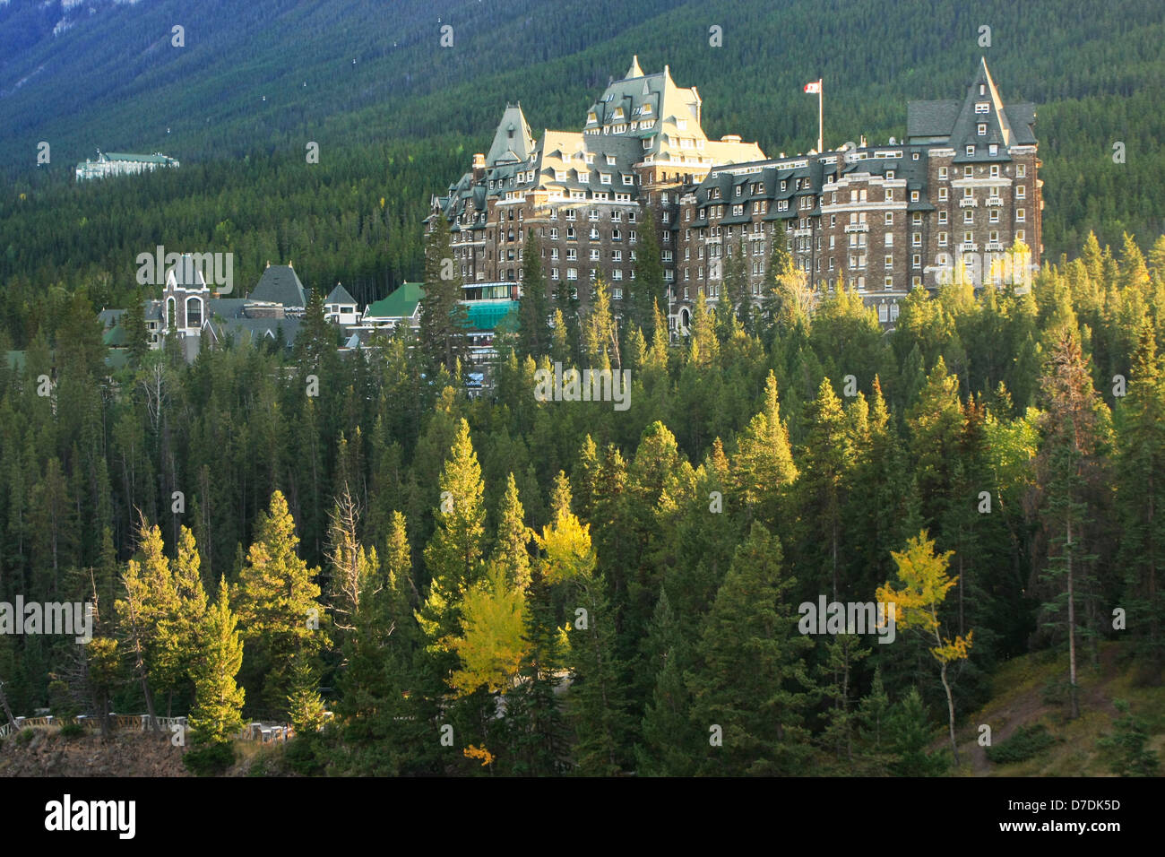 Hôtel Banff Springs, Alberta, Canada Banque D'Images