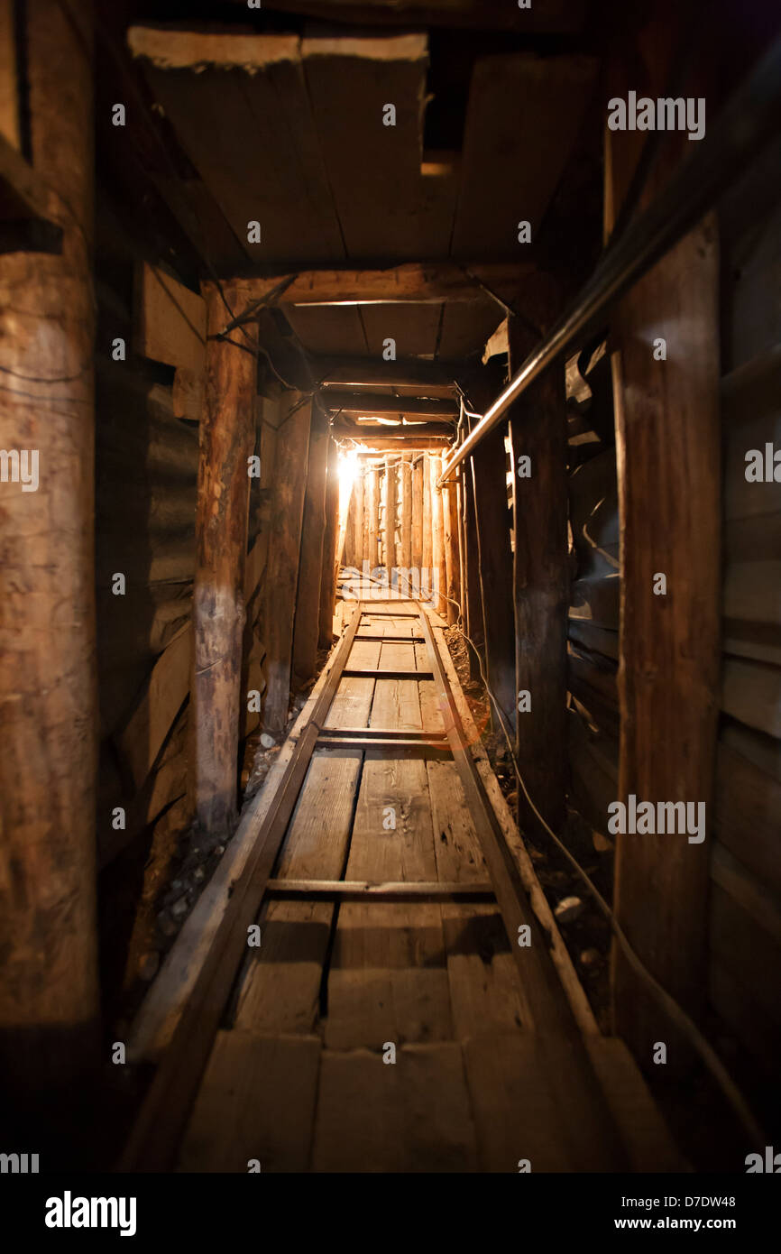 Tunnel de Sarajevo, monument historique de la guerre en Bosnie Herzégovine Banque D'Images