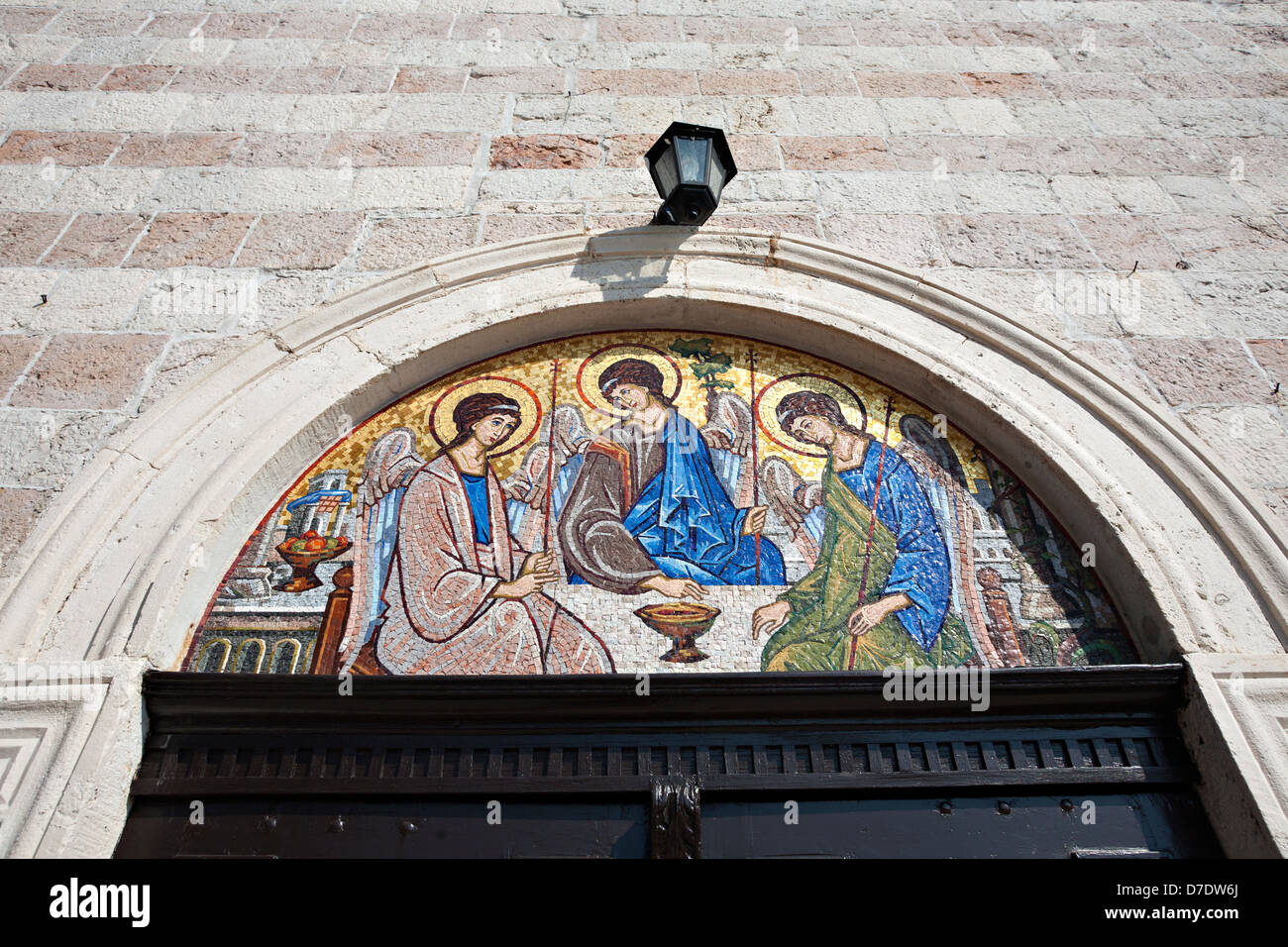 L'Église orthodoxe de la Sainte Trinité (Crkva Sv. Trojice) à Budva Banque D'Images