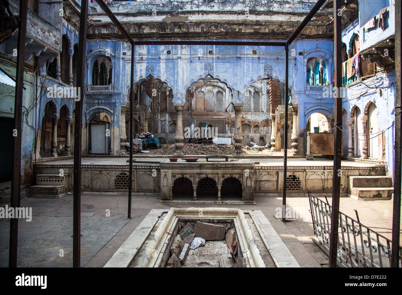 Lal Chand, un vieux haveli dans Old Delhi Inde Banque D'Images