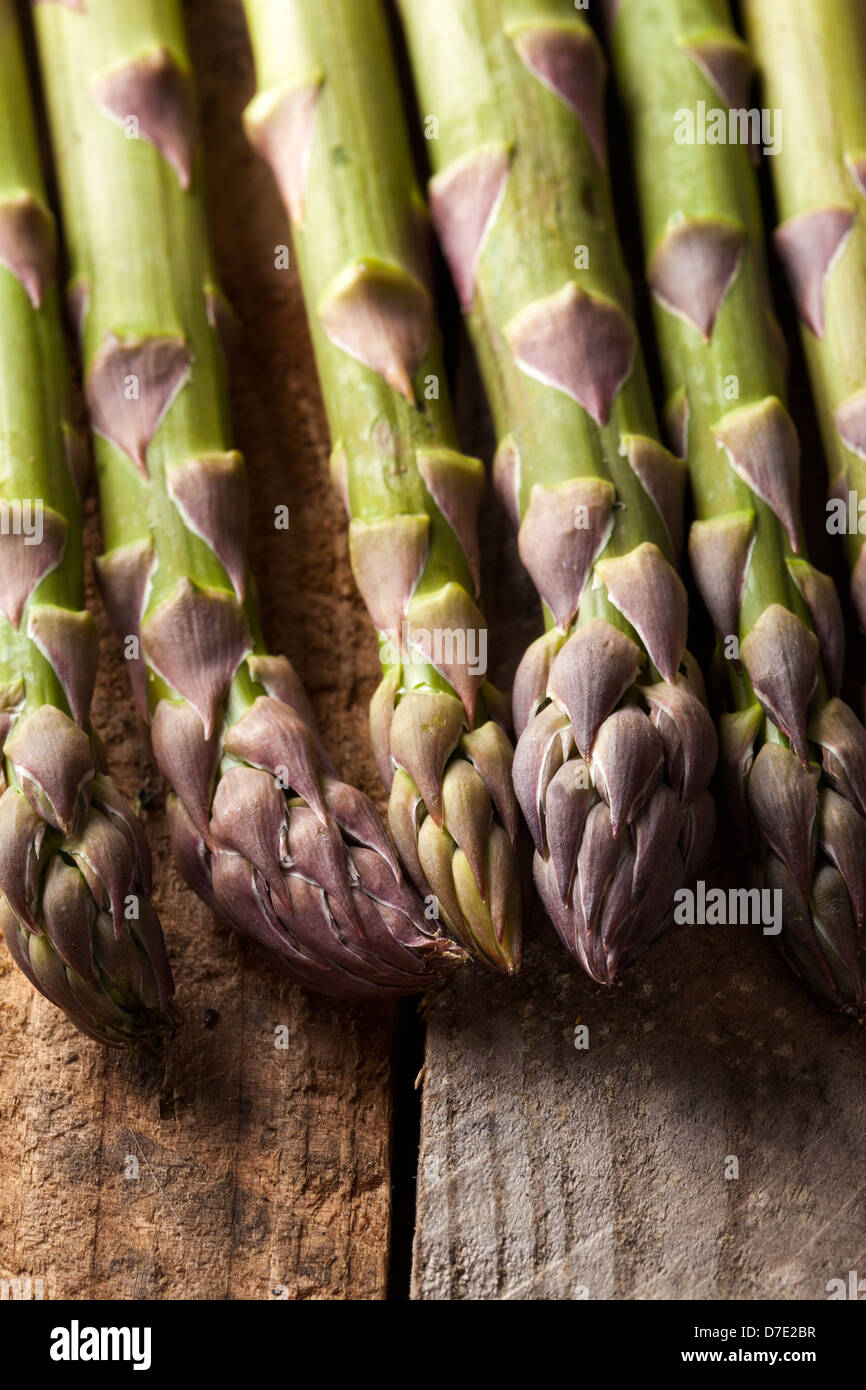 Asperges vertes Banque D'Images