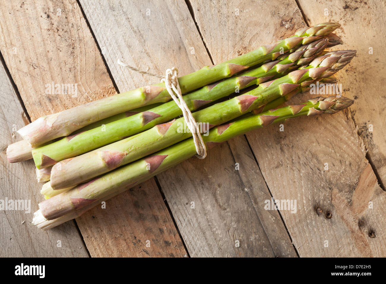 Asperges vertes Banque D'Images