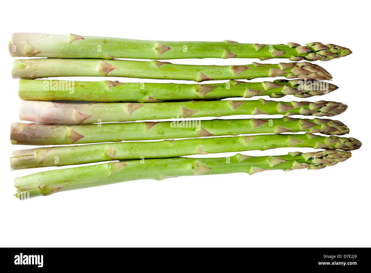 Asperges vertes Banque D'Images