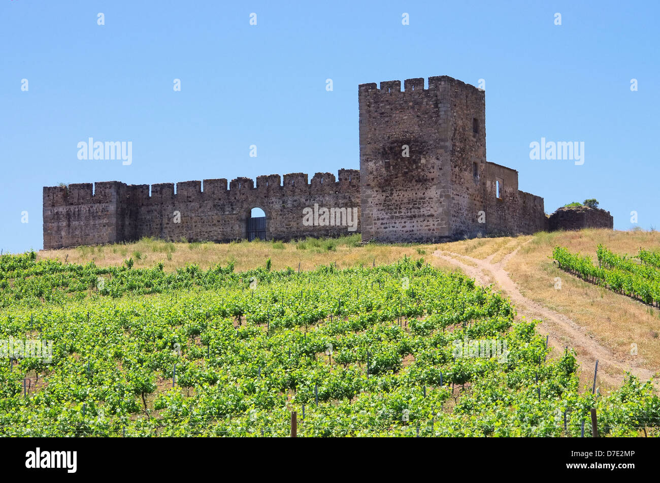 Evora Castelo de Maia 01 Banque D'Images