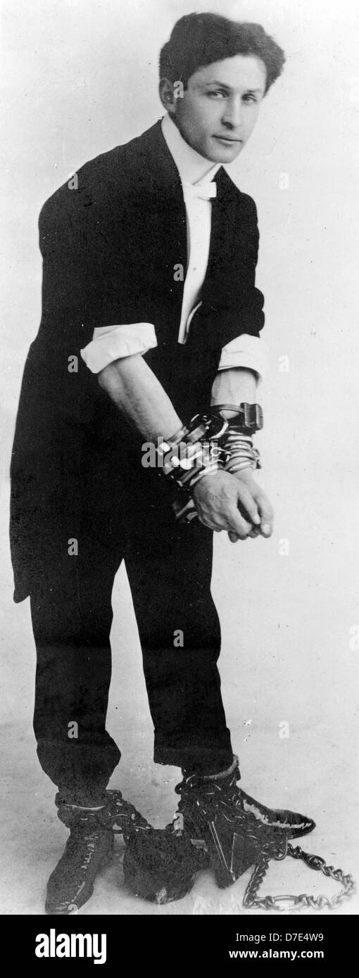 De l'évasion Harry Houdini, Houdini, escapologist Banque D'Images