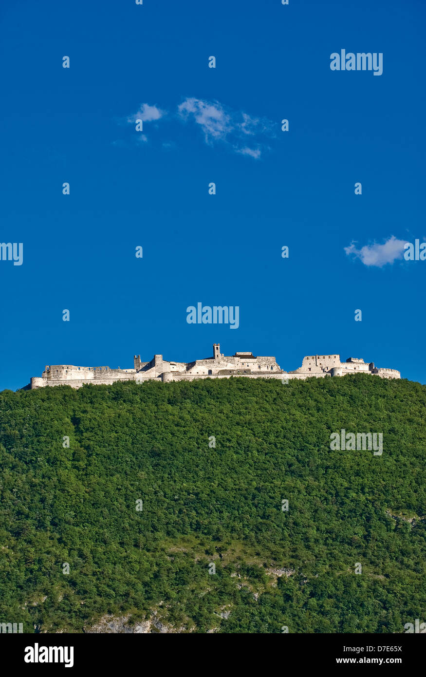 Europe Italie Trentin-Haut-Adige Bédoin Castel Beseno Banque D'Images