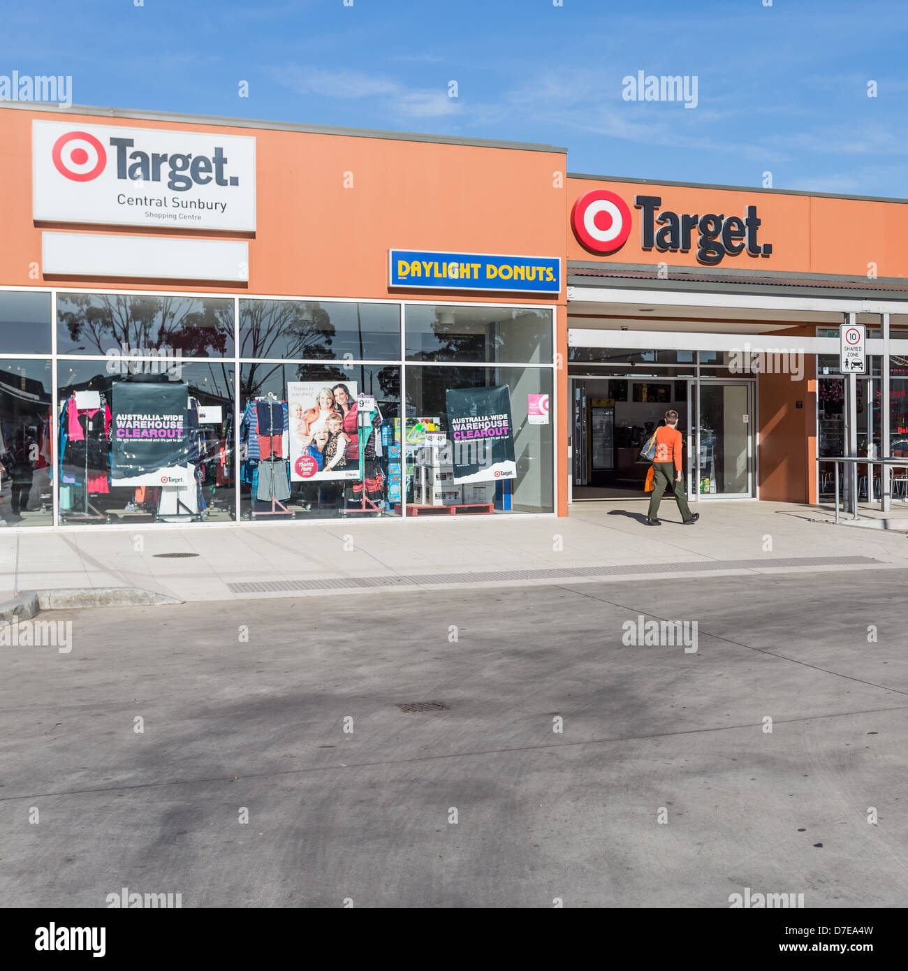 Magasin cible, Sunbury, Victoria, Australie Banque D'Images