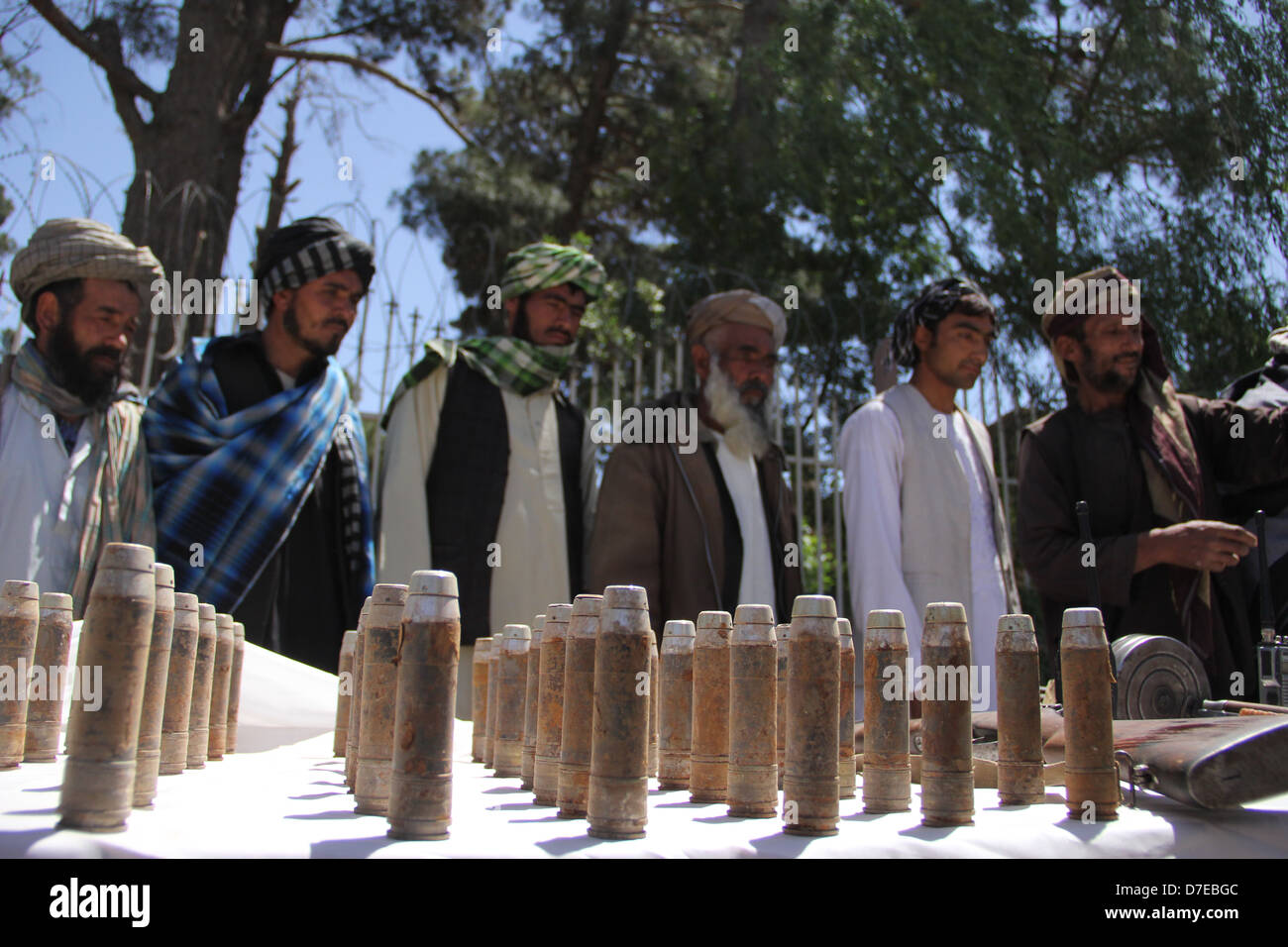 Les militants talibans inscrivez-vous processus de paix au Cœur province Banque D'Images