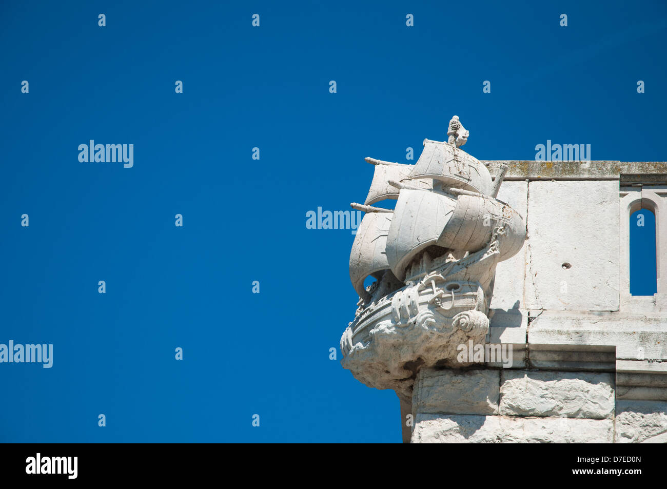 Caravel Pierre Banque D'Images