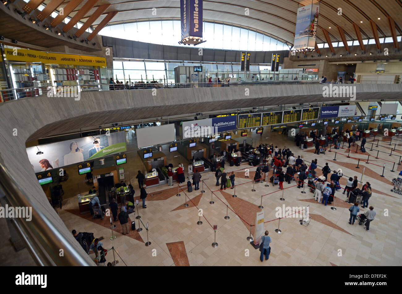 L''aéroport de Tenerife Norte, Îles Canaries Banque D'Images