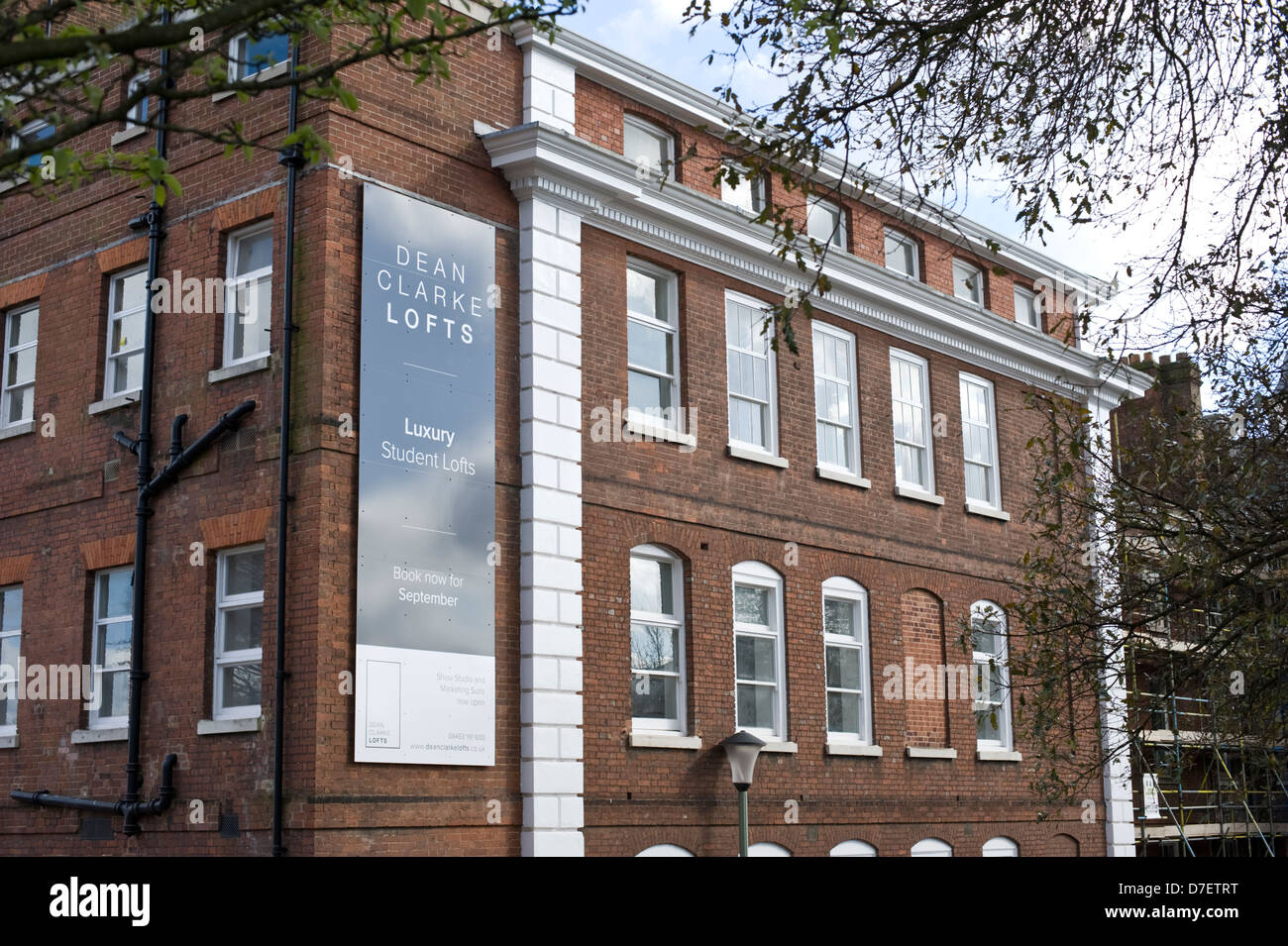 Extérieur de Dean Clarke Lofts luxury student accommodation in Devon England UK Banque D'Images