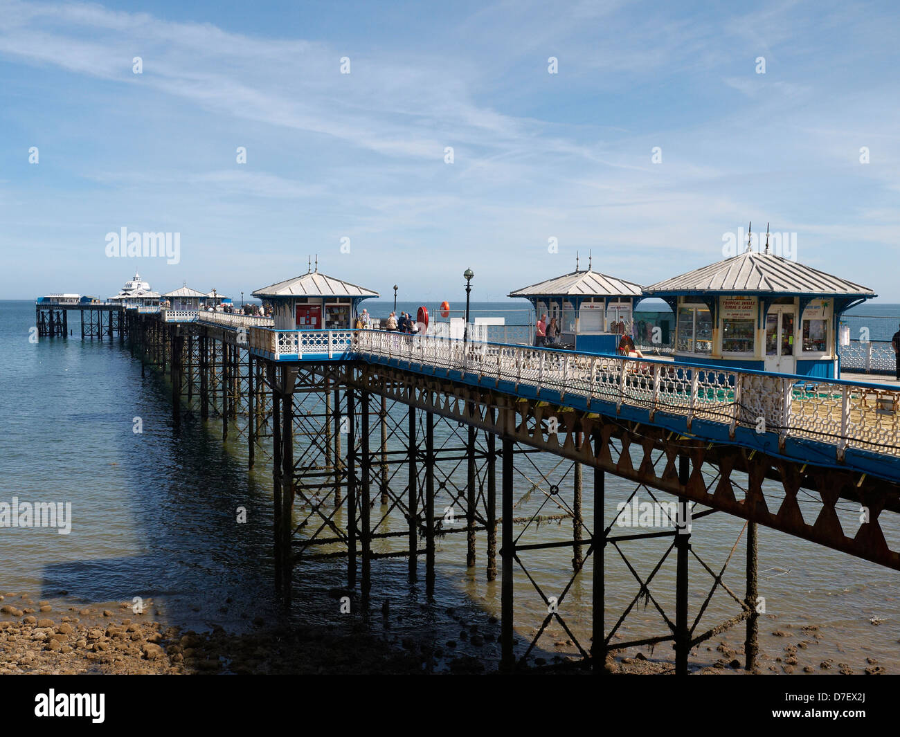 La jetée de Llandudno North Wales UK Banque D'Images