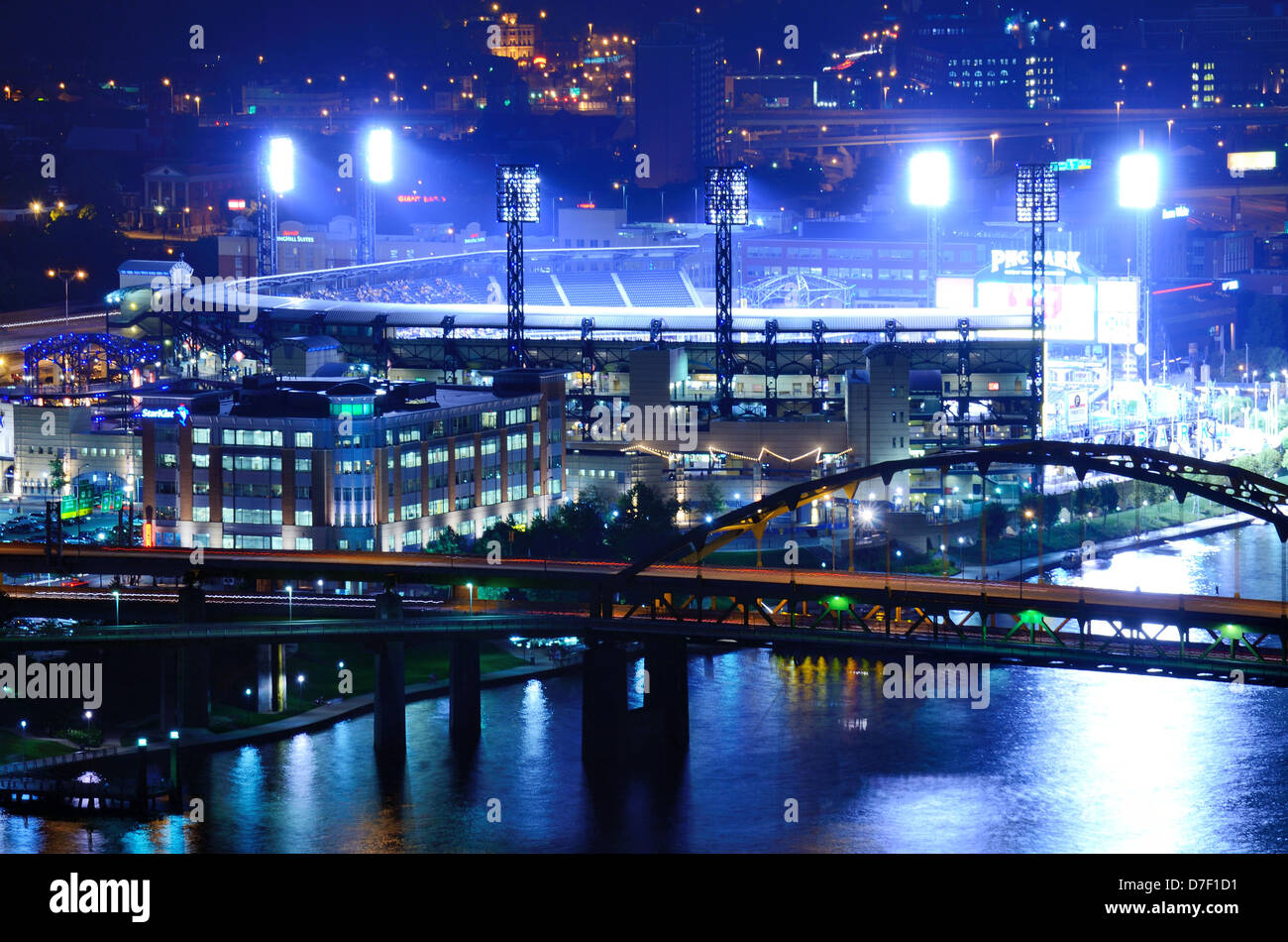 PNC Park à Pittsburgh, Pennsylvanie, USA. Banque D'Images