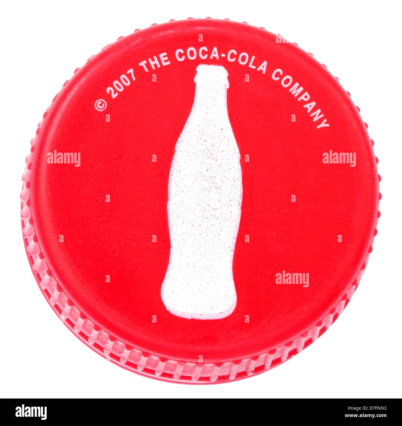 Tel-Aviv Israël - le 1er février 2010 : Coca Cola en plastique utilisé pour sceller les bouteilles en plastique de boisson Coca Cola original. Tourné directement Banque D'Images