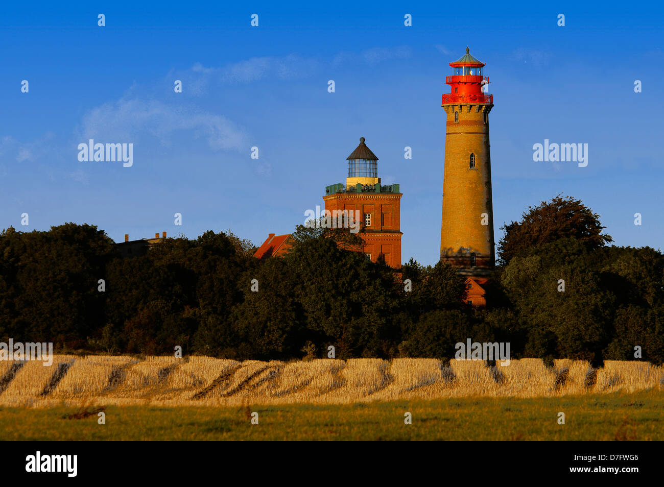 La mer Baltique, Danemark, le cap Arkona, phare, phares, Ruegen, Kap Arkona Banque D'Images