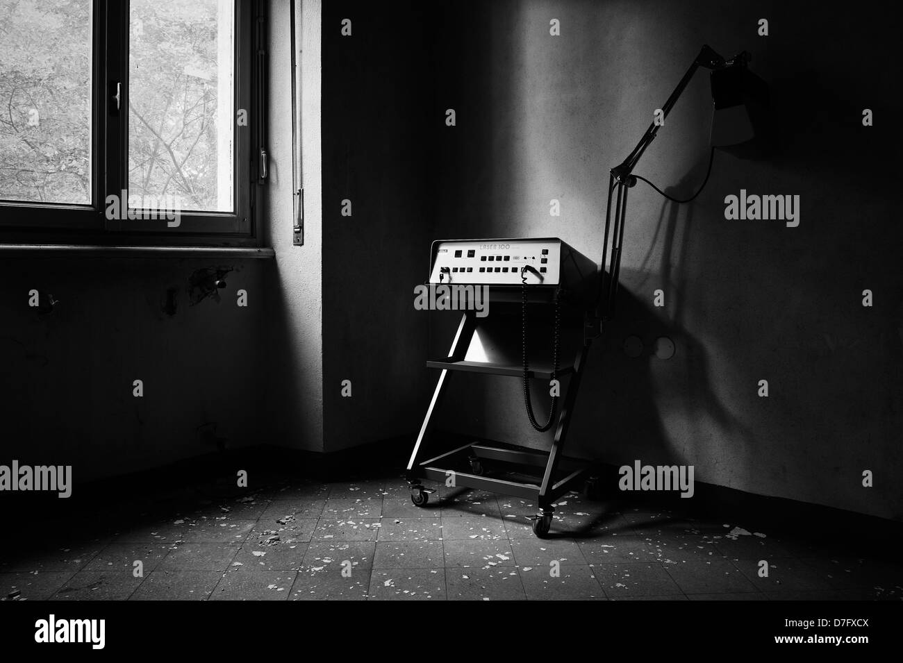 Dispositif médical abandonné Banque D'Images