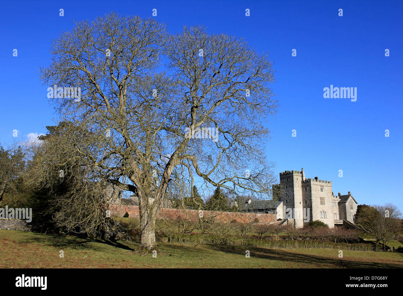 Sizergh Castle, Cumbria, Royaume-Uni Banque D'Images