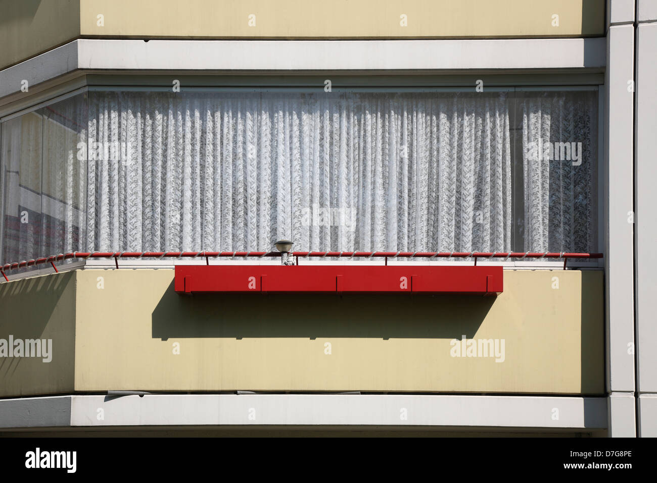 Marzahn Berlin Hellersdorf balcon Banque D'Images