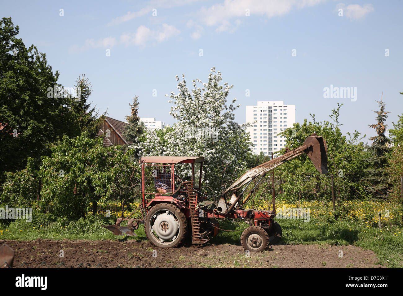 Marzahn Berlin Hellersdorf Agriculture Agriculture Banque D'Images