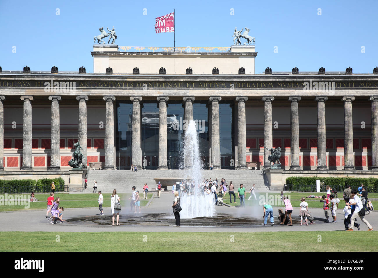 Berlin Mitte Lustgarten Vieux musée Banque D'Images