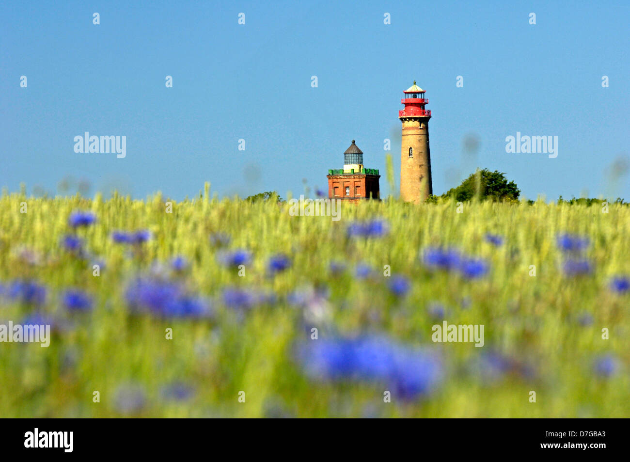 Allemagne, Bavière, île de Rügen, le cap Arkona, lighthouse Banque D'Images