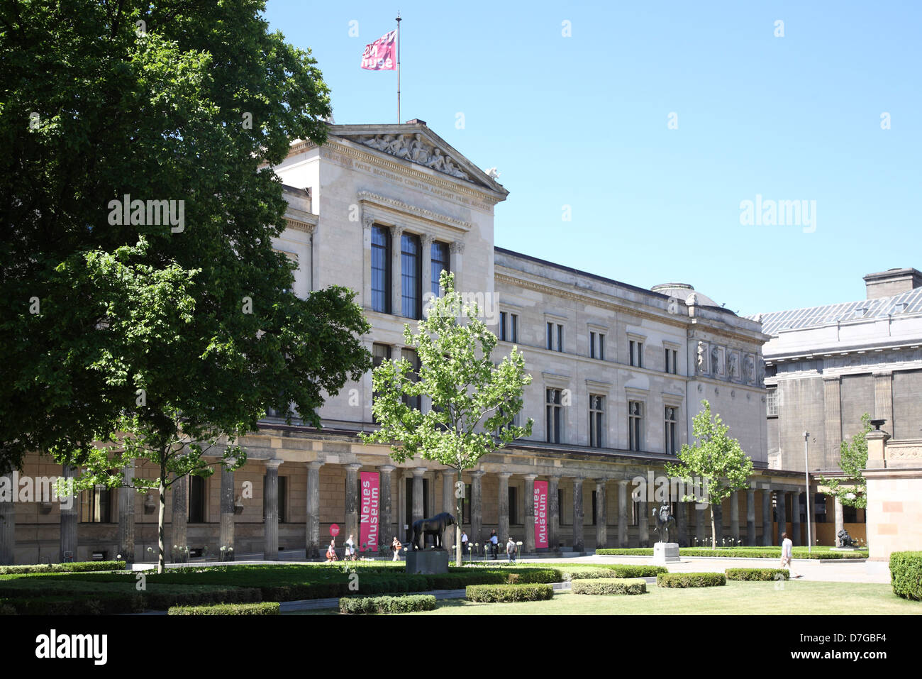 Le nouveau Musée de Berlin Mitte Banque D'Images