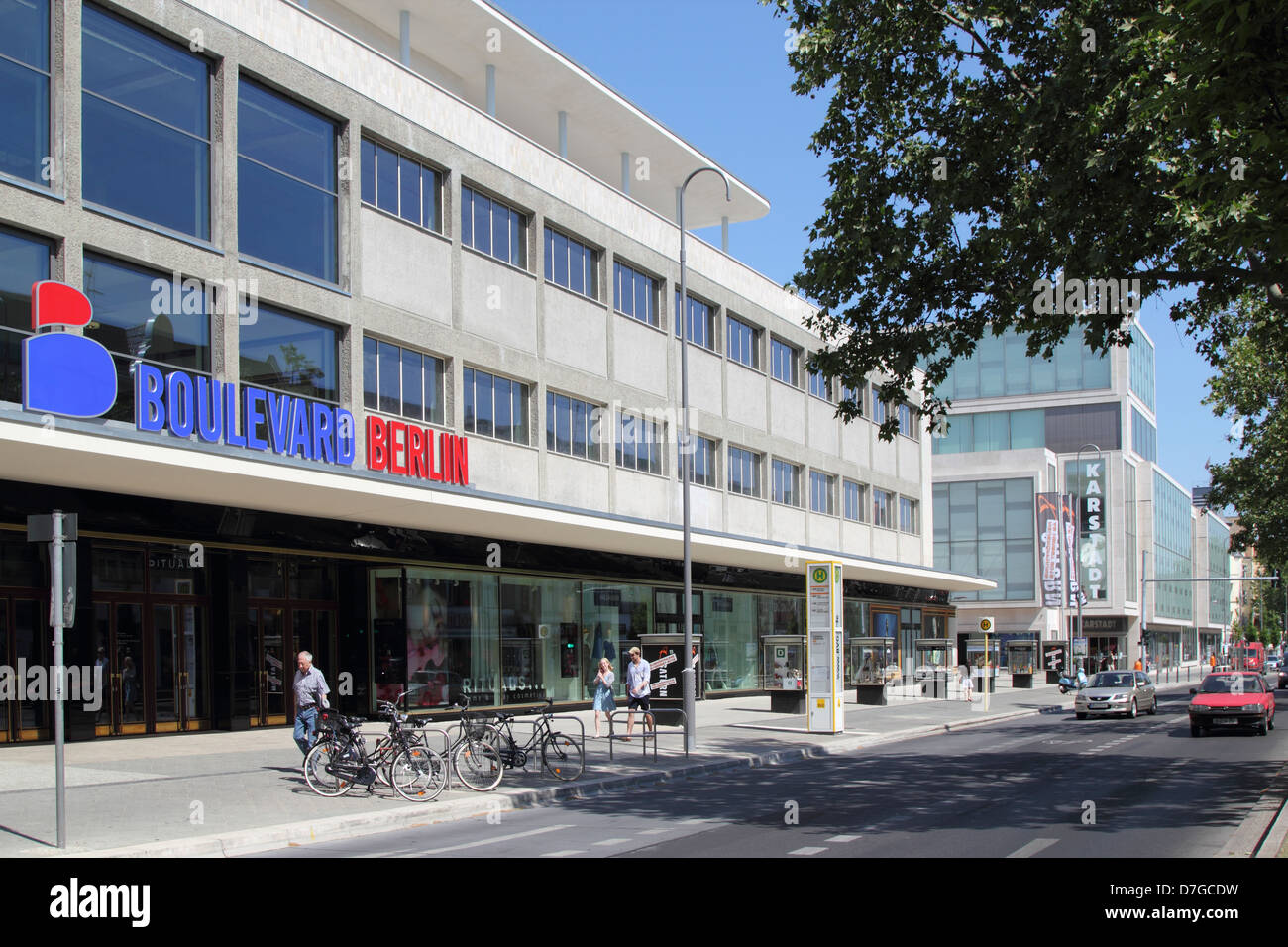 Boulevard Berlin Steglitz Berlin Shopping Centre Banque D'Images