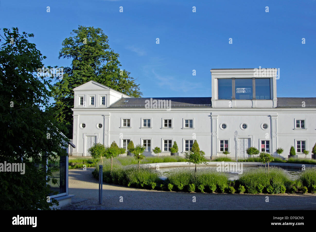 Allemagne, Bavière, île de Rügen, Lauterbach, parc du château, l'orangerie Banque D'Images