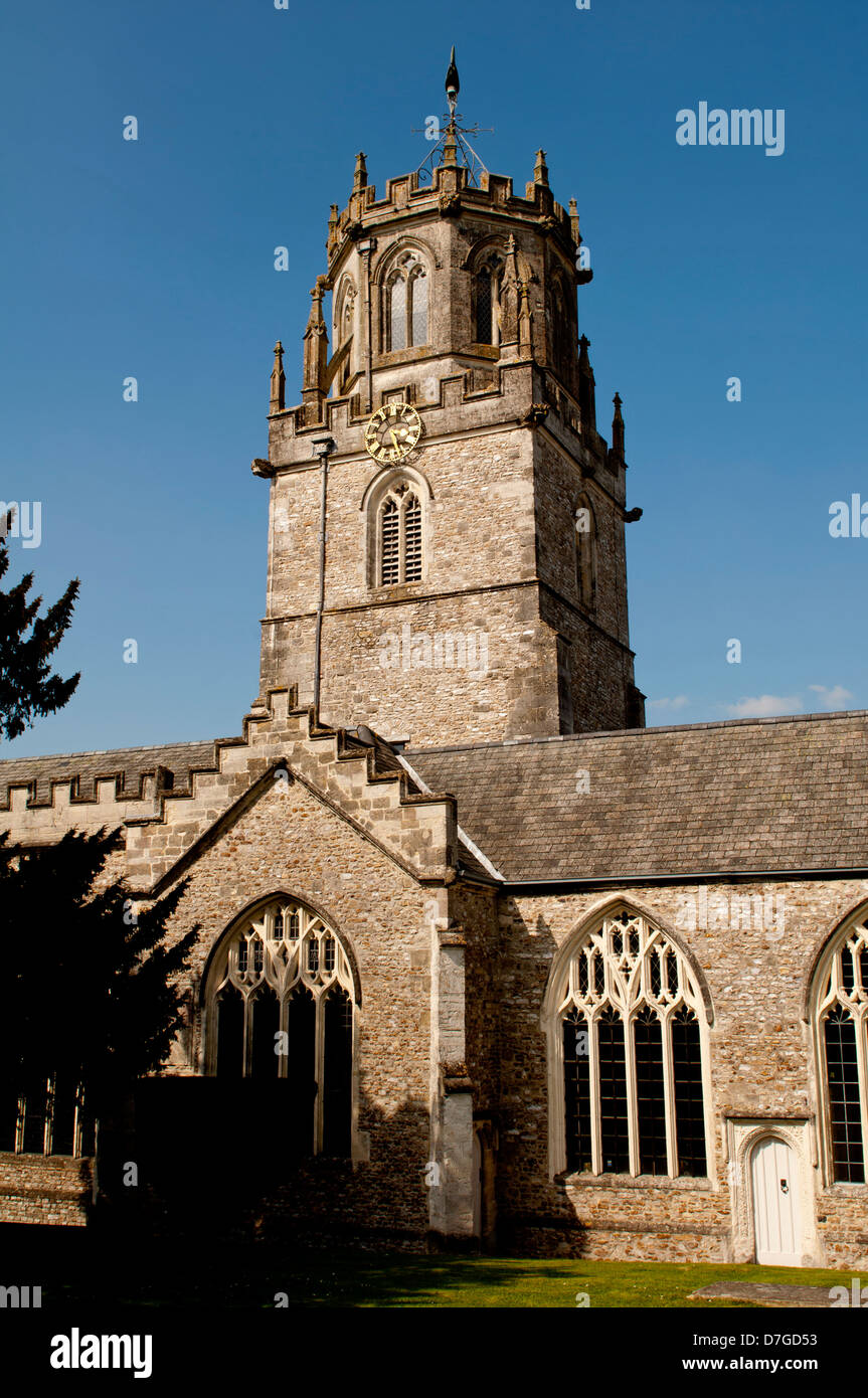 Eglise de Saint-André, Colyton, Devon, England, UK Banque D'Images