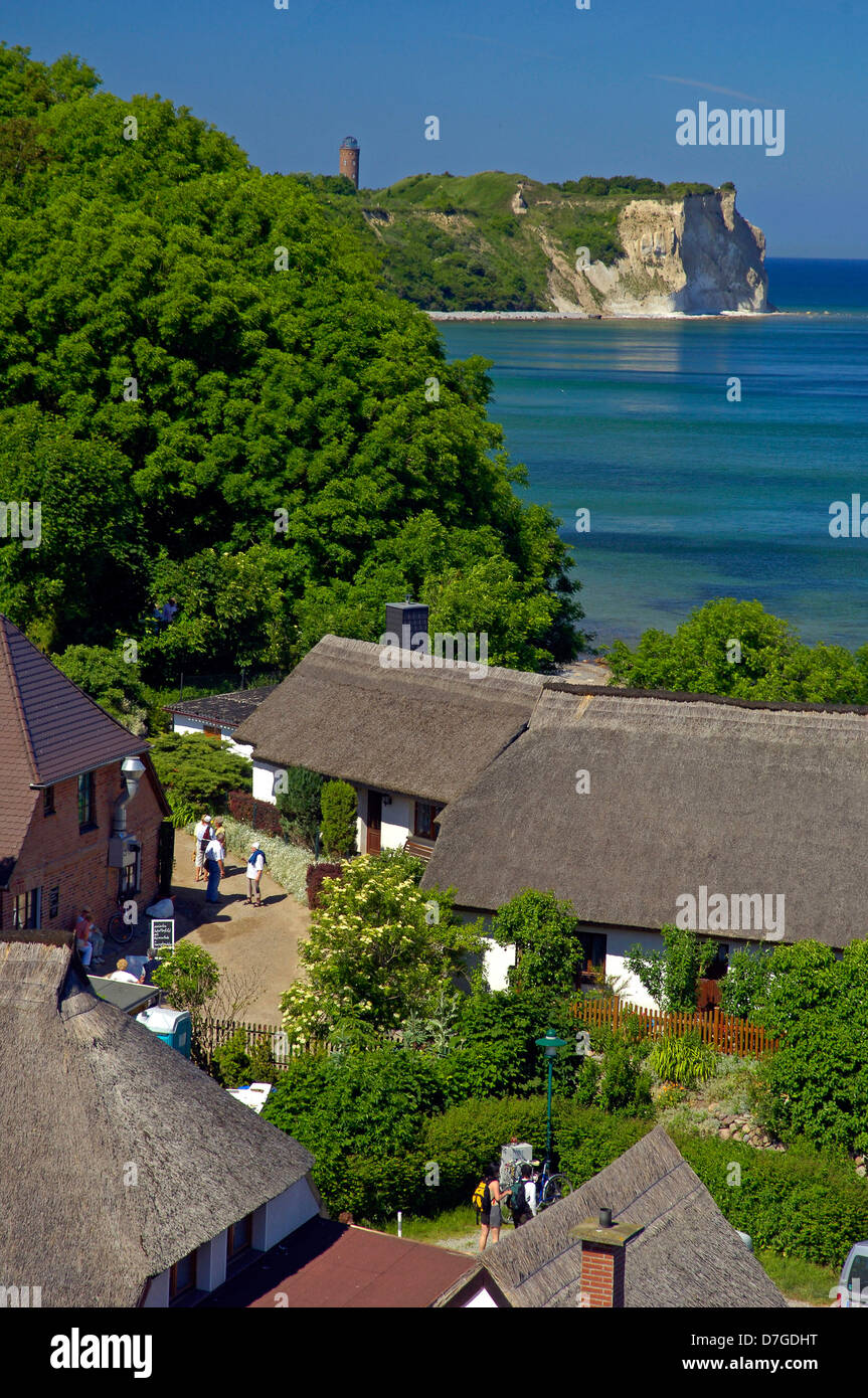 Allemagne, Bavière, île de Rügen, le cap Arkona, village Vitt, la mer Baltique Banque D'Images