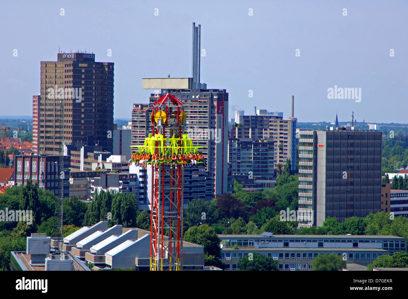 Allemagne, Hanovre, Basse-Saxe, le plus grand du monde Schützenfest Banque D'Images