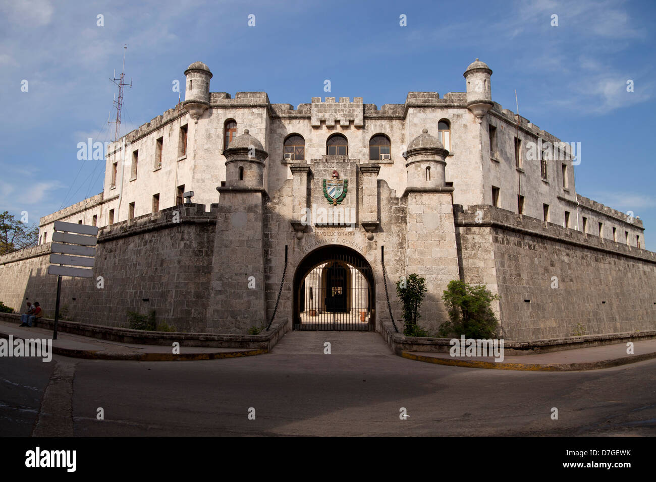 Forteresse Castillo de la Real Fuerza dans la vieille ville de La Havane, Cuba, Caraïbes Banque D'Images