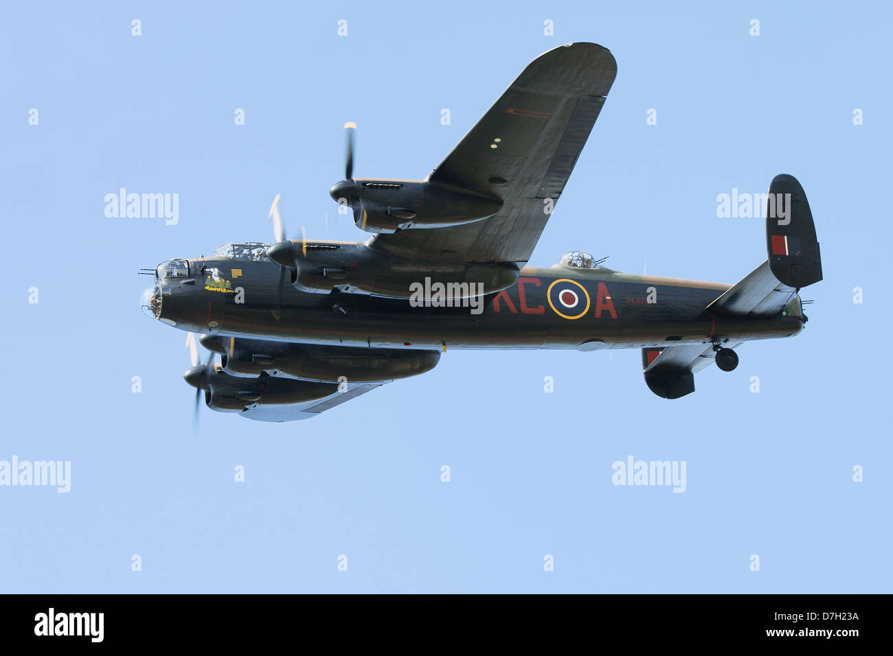 AVRO Lancaster Bomber 'Ville de Lincoln' Banque D'Images